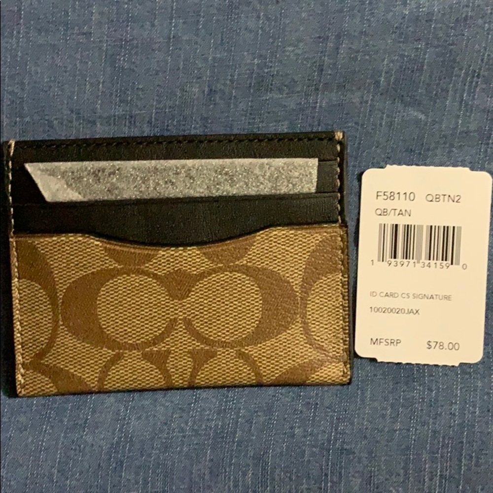 Tan Coach Wallet